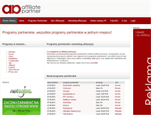 Tablet Screenshot of affiliate-partner.pl